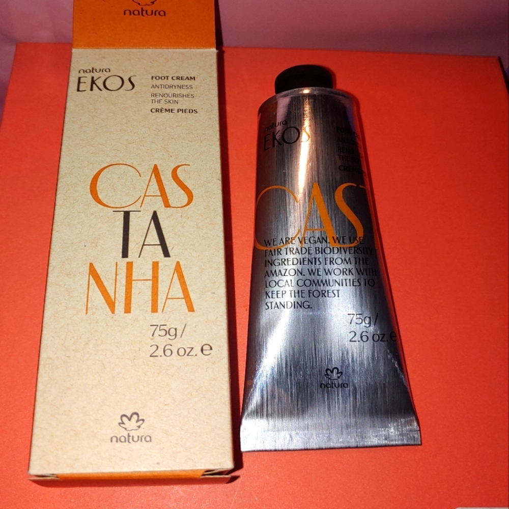 CASTANHA Foot Cream Nourishing Castanha Oil & Cupuacu Natura Ekos
